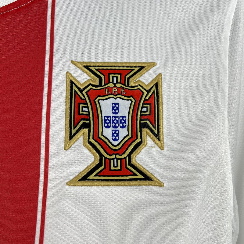 CAMISOLA RETRÔ DE PORTUGAL 09/10 BRANCO