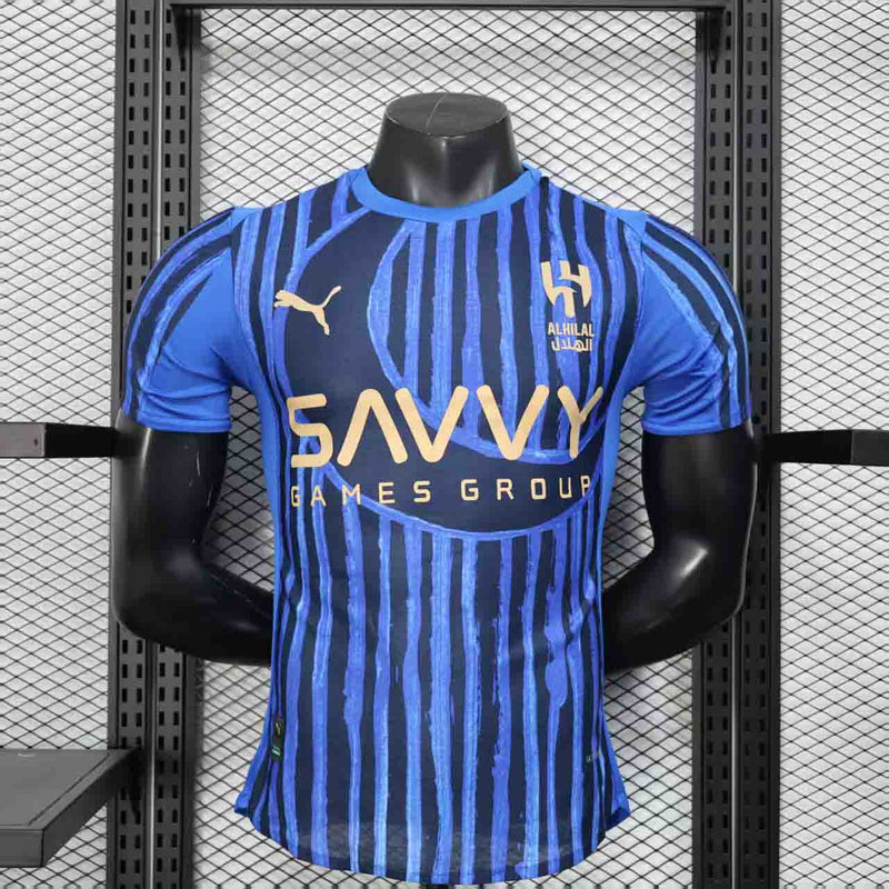 CAMISA VERSÃO PLAYER DO AL HILAL 25/26 AZUL