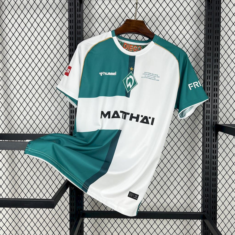 CAMISA DO WERDER BREMEN 25/26 BRANCO E VERDE