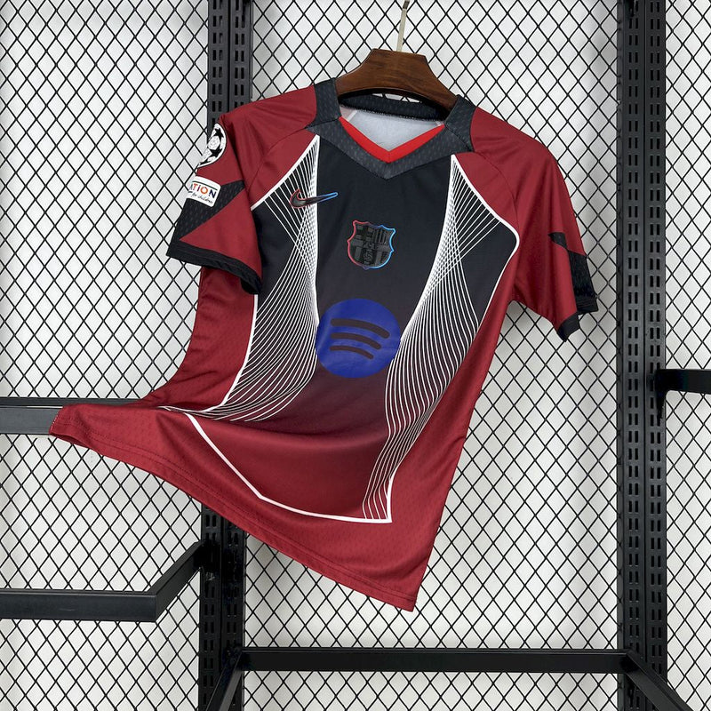 CAMISA DO BARCELONA 25/26 VERMELHO EDIÇÃO ESPECIAL
