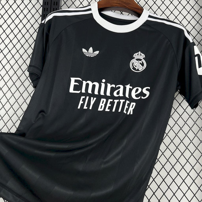 CAMISA DO REAL MADRID 25/26 PRETO TREINO