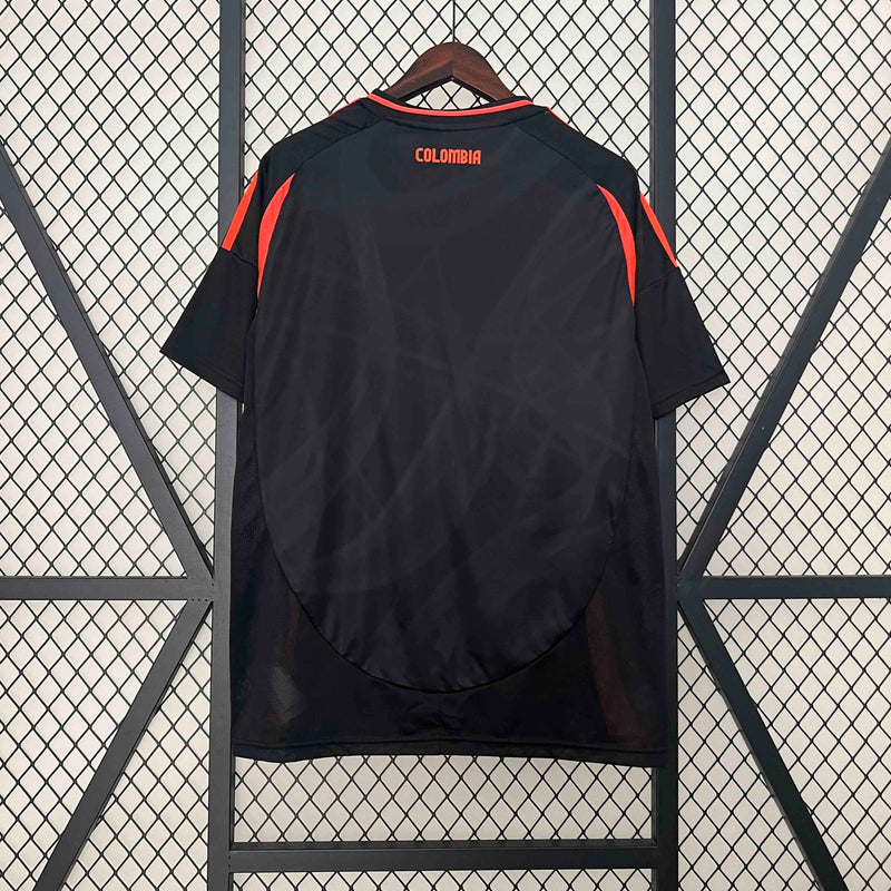 CAMISA DA SELEÇÃO DA COLOMBIA 25/26 PRETO