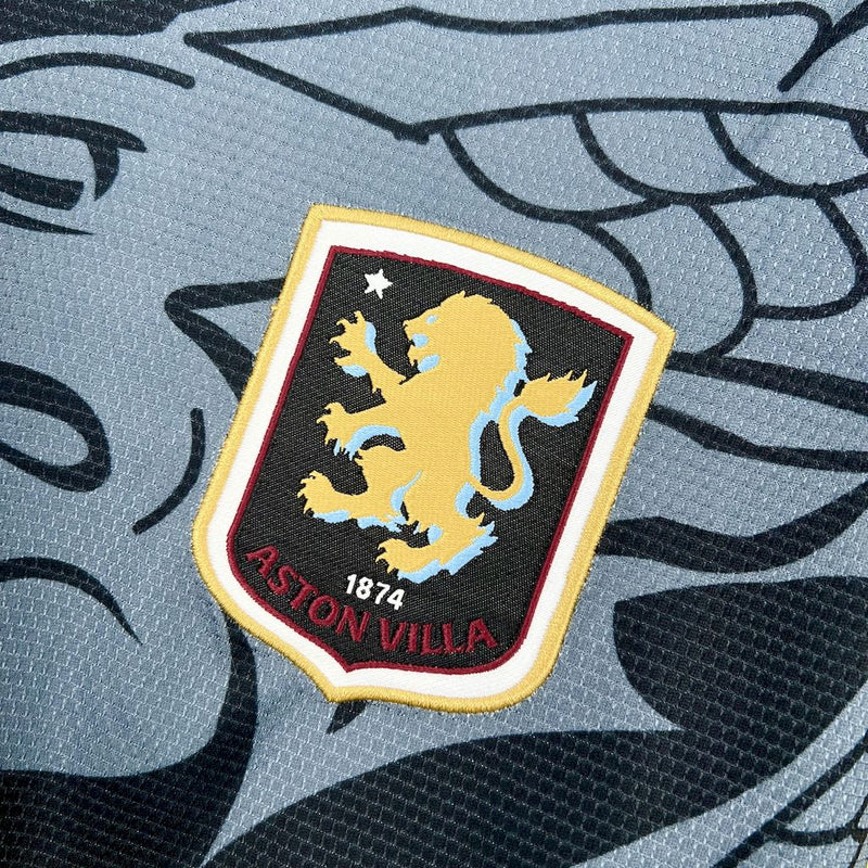 CAMISA DO ASTON VILLA 25/26 PRETO
