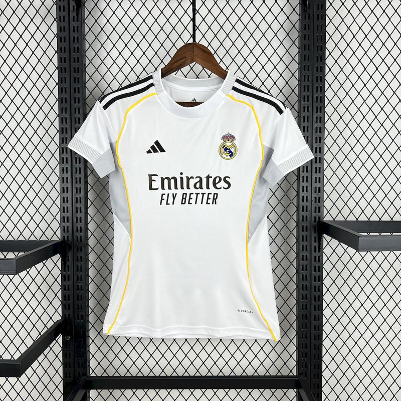CAMISA FEMININA DO REAL MADRID 25/26 BRANCO