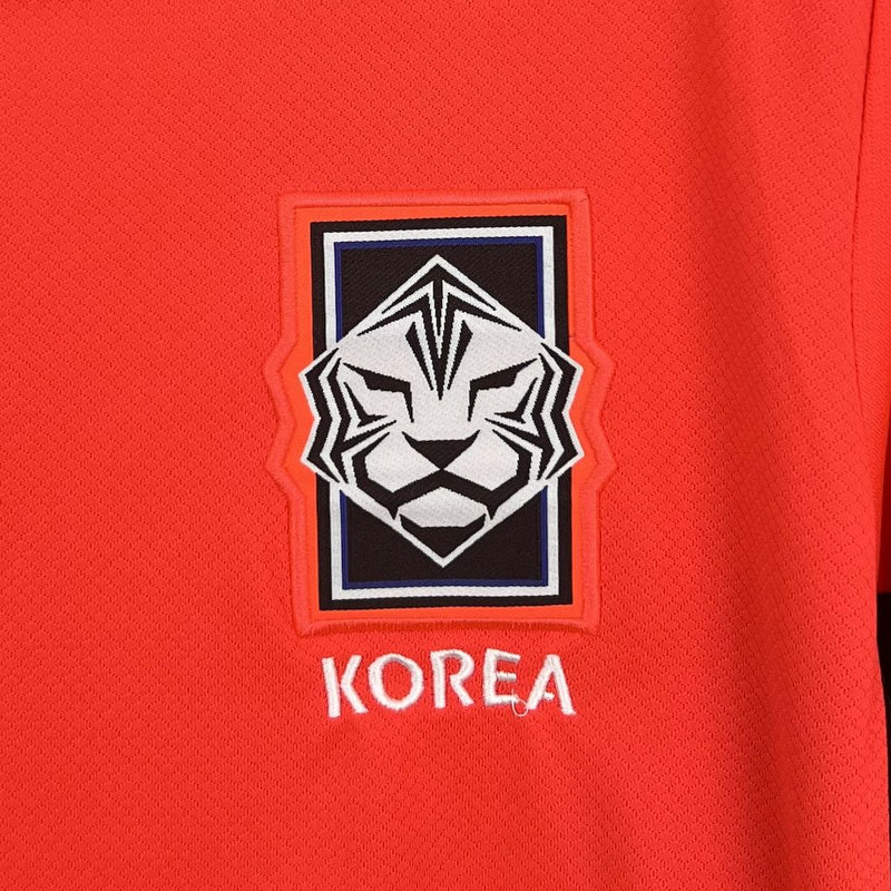 CAMISOLA DA SELEÇÃO DA KOREA DO SUL 25/26 VERMELHO