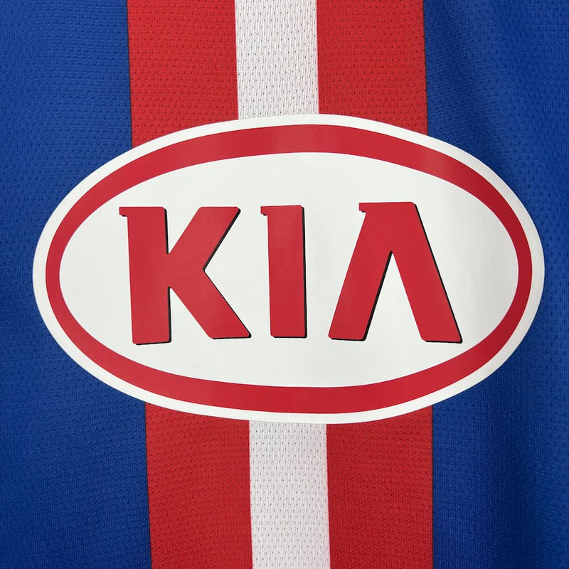 CAMISOLA RETRÔ DO ATLETICO DE MADRID 10/11 AZUL
