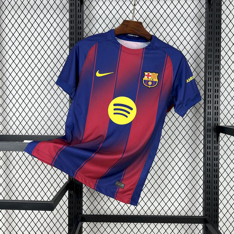 CAMISA DO BARCELONA 25/26 ROXO E VERMELHO