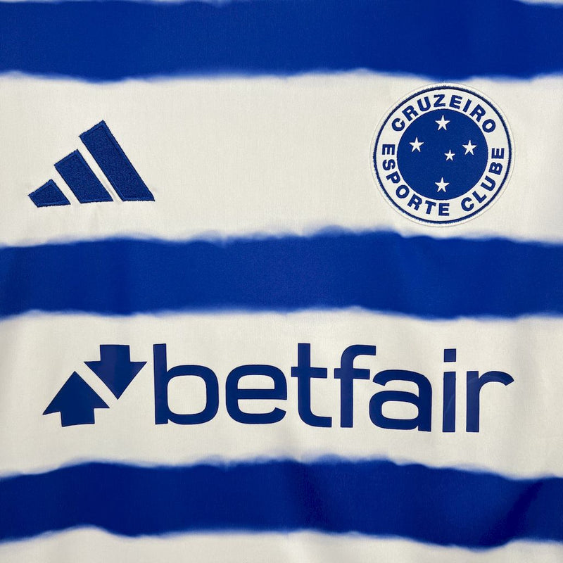 CAMISA DO CRUZEIRO 25/26 AZUL E BRANCO