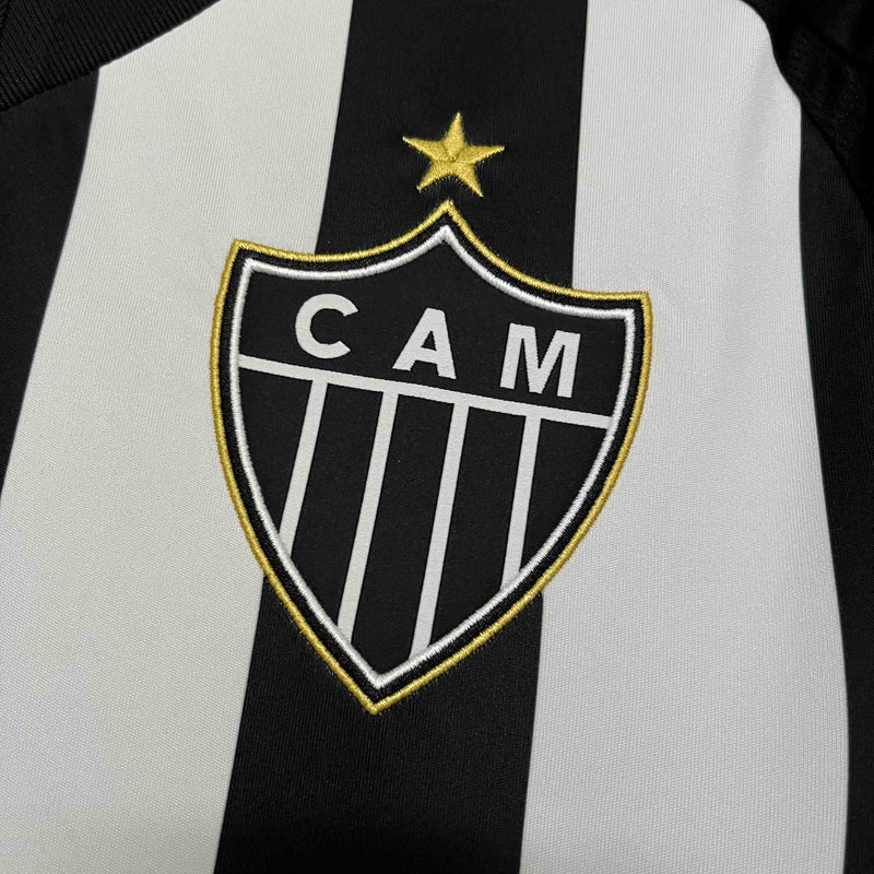 CAMISA DO ATLETICO MINEIRO 25/26 BRANCO E PRETO