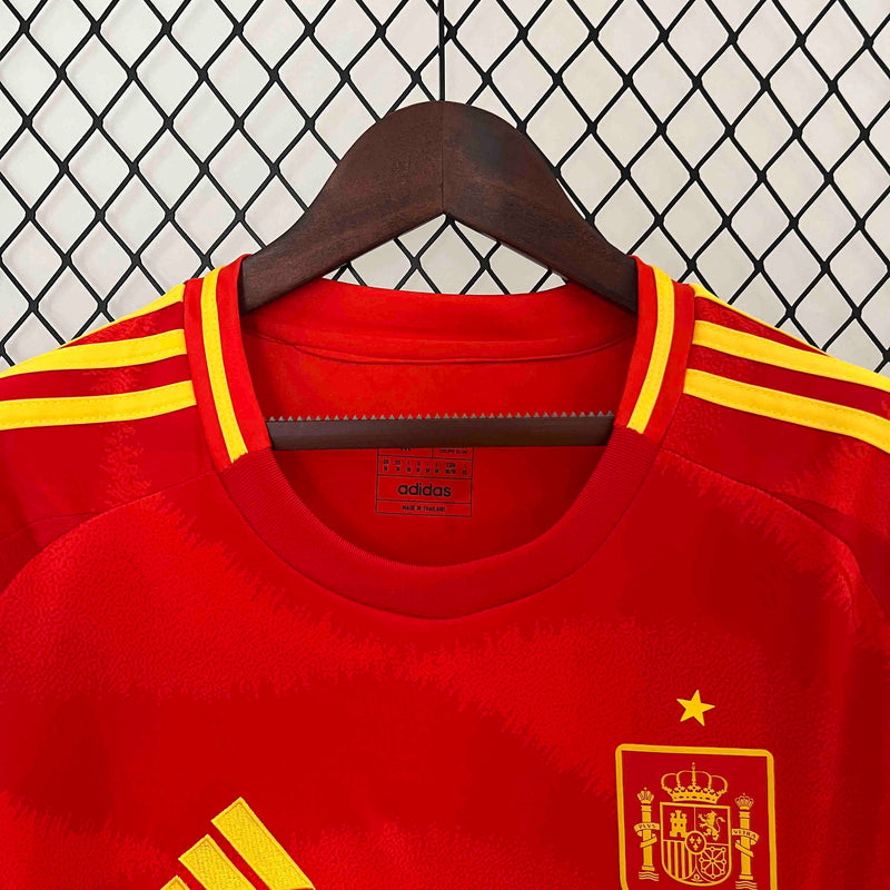 CAMISA FEMININA DA ESPANHA 25/26 VERMELHO