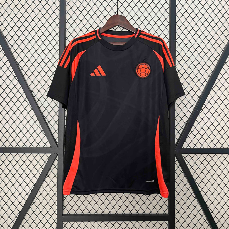 CAMISA DA SELEÇÃO DA COLOMBIA 25/26 PRETO