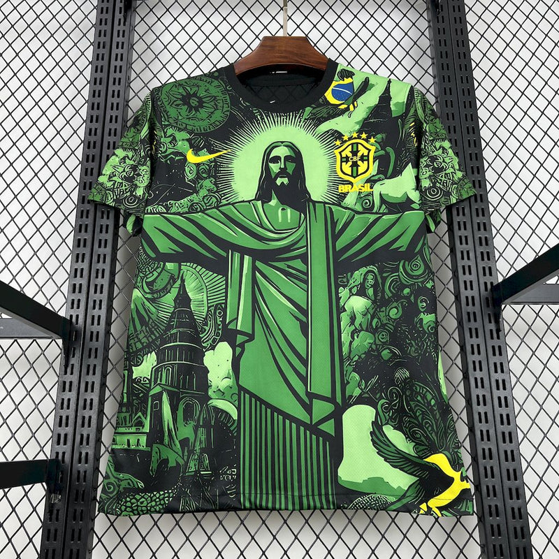 CAMISA DA SELEÇÃO DO BRASIL 25/26 VERDE EDIÇÃO ESPECIAL