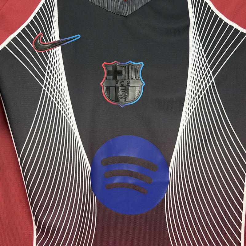 CAMISA DO BARCELONA 25/26 VERMELHO EDIÇÃO ESPECIAL