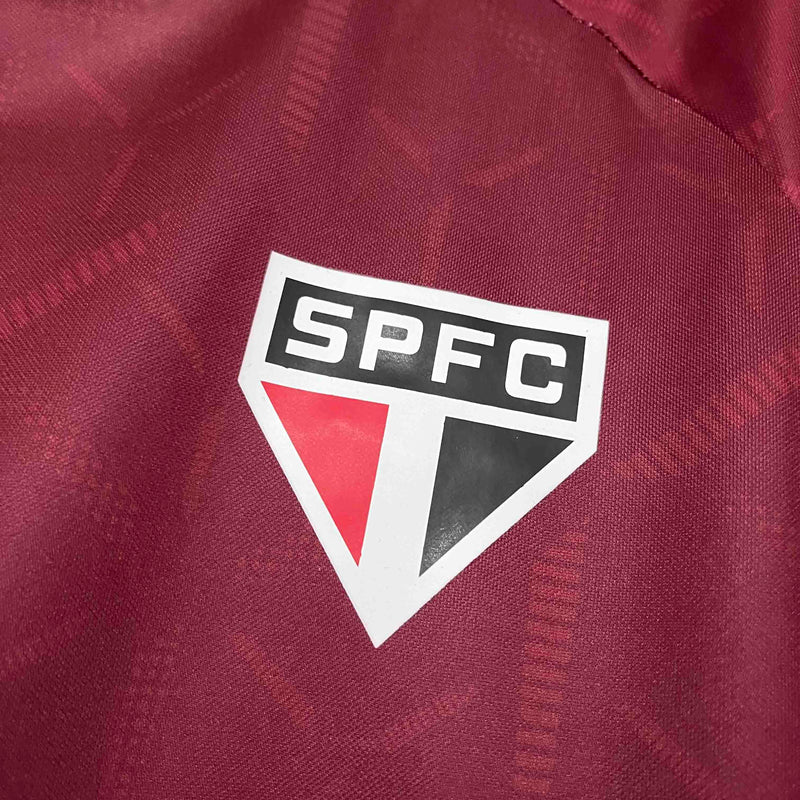 CAMISA DO SÃO PAULO 25/26 VERMELHO TREINO