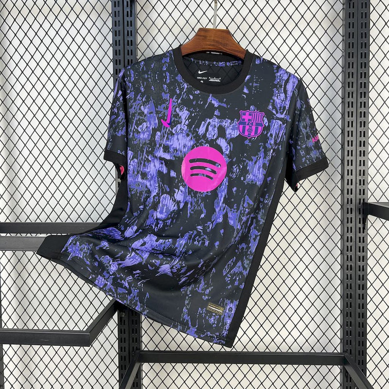 CAMISA DO BARCELONA 25/26 PRETO EDIÇÃO ESPECIAL
