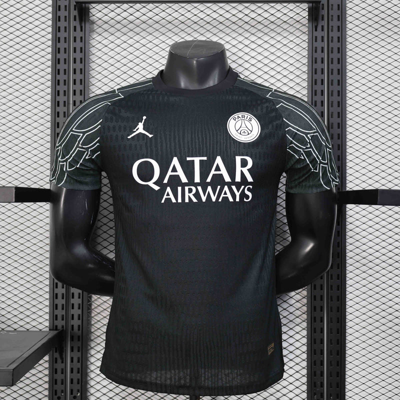 CAMISA VERSÃO PLAYER DO PSG 25/26 PRETO
