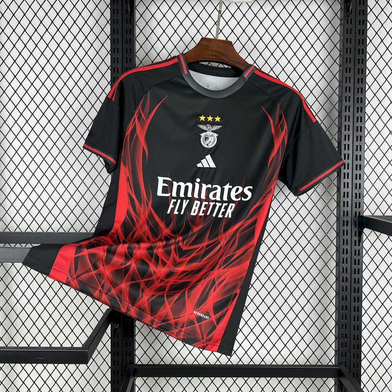 CAMISA DO BENFICA 25/26 PRETO EDIÇÃO ESPECIAL