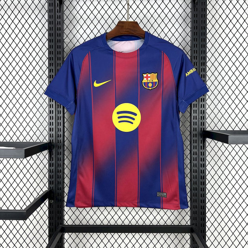 CAMISA DO BARCELONA 25/26 ROXO E VERMELHO