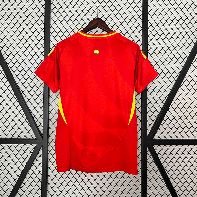 CAMISA FEMININA DA ESPANHA 25/26 VERMELHO