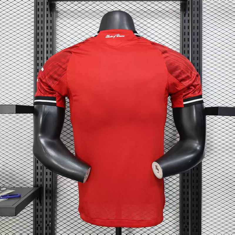 CAMISA VERSÃO PLAYER DO MANCHESTER UNITED 25/26 VERMELHO
