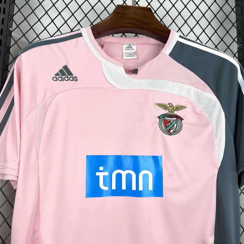 CAMISOLA RETRÔ DO BENFICA 07/08 ROSA