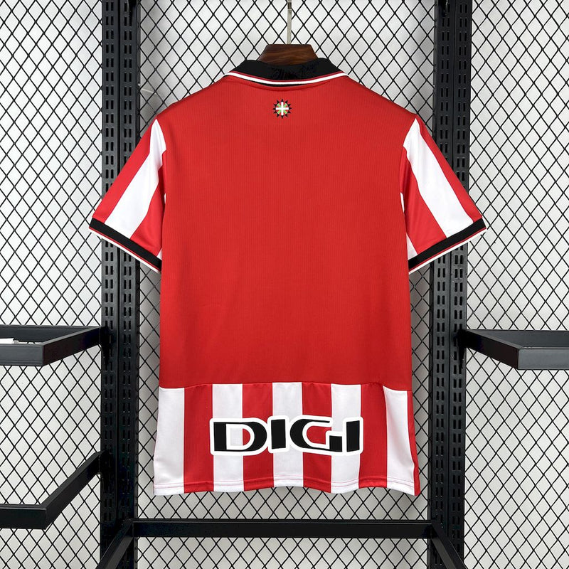 CAMISOLA DO ATHLETICO BILBAO 25/26 BRANCO E VERMELHO