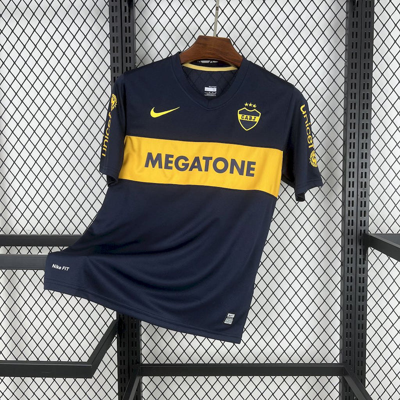 CAMISOLA RETRÔ DO BOCA JUNIORS 07/08 AZUL