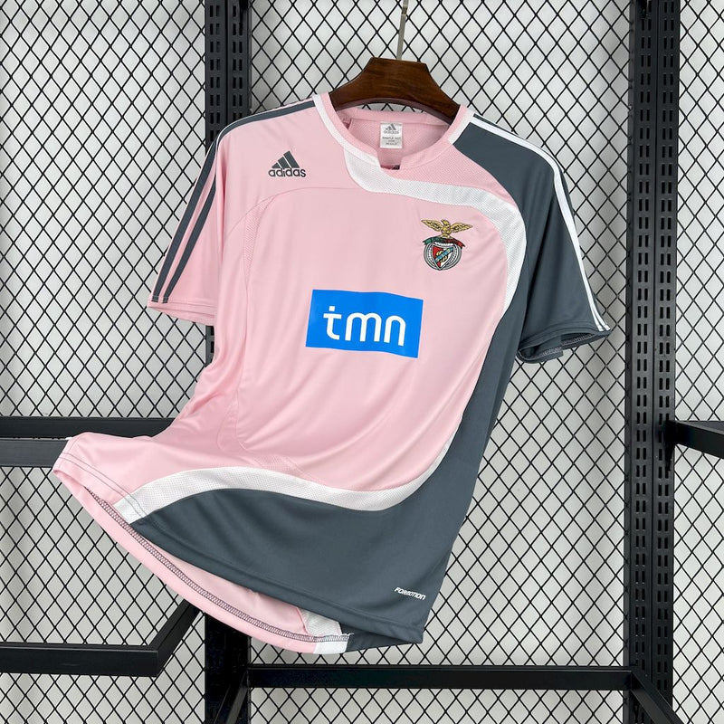 CAMISOLA RETRÔ DO BENFICA 07/08 ROSA