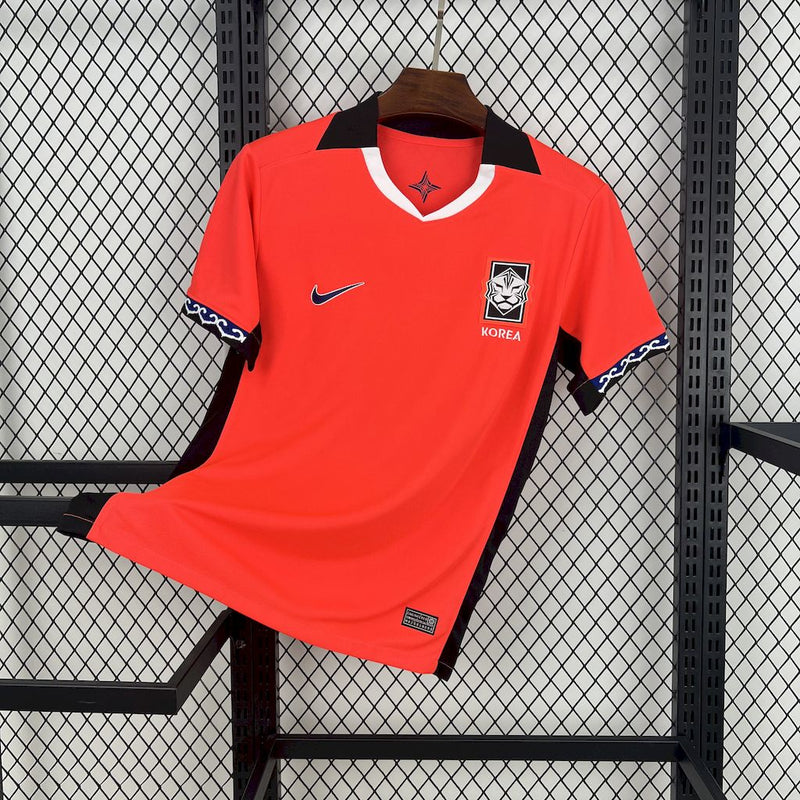 CAMISOLA DA SELEÇÃO DA KOREA DO SUL 25/26 VERMELHO