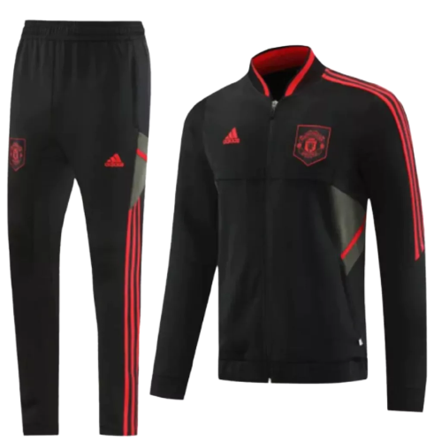 Fatos de Treino Manchester United - Masculino - Preto