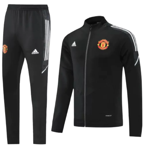 Fatos de Treino Manchester United - Masculino - Preto e Branco
