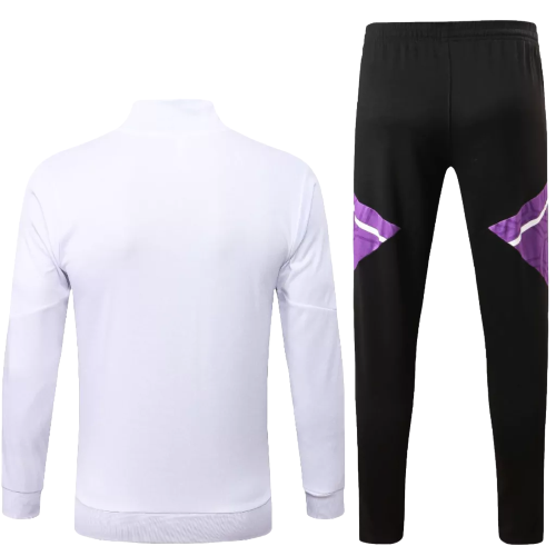Fatos de Treino Real Madrid - Masculino - Branco e Lilás