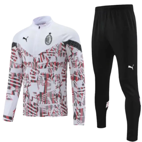 Fatos de Treino Milan - Masculino - Vermelho e Branco