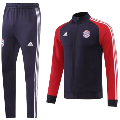 Fatos de Treino Bayern Munchen - Masculino - Azul e Vermelho