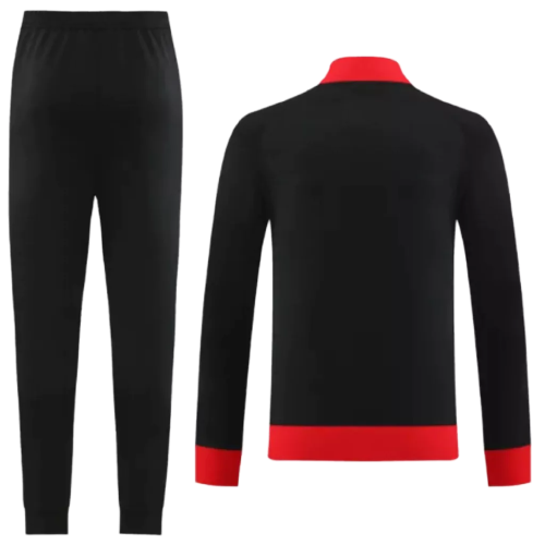 Fatos de Treino Milan - Masculino - Preto e Vermelho