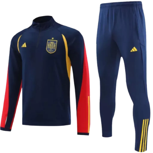 Fatos de Treino Seleção Espanha - Masculino - Azul Marinho