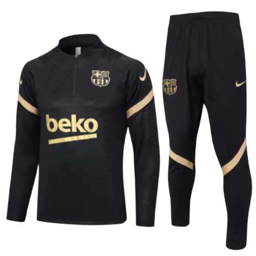 Fatos de Treino Barcelona - Masculino - Preto