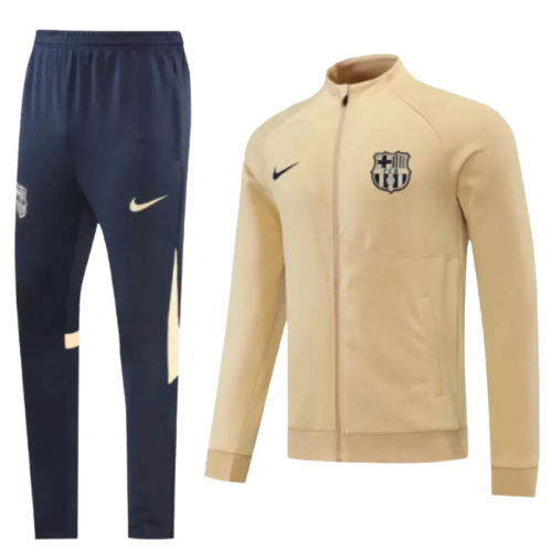 Fatos de Treino Barcelona - Masculino - Beje